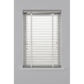 Żaluzje - Trendiy Decosol Żaluzje drewniane, poziome, 50 mm, 160x180 cm, białe 8711439310258 - miniaturka - grafika 1