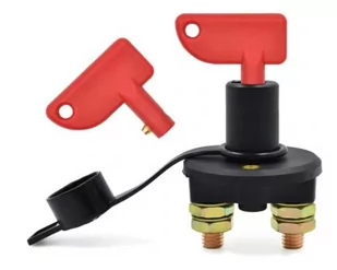 Wyłącznik zasilania 12/24V na kluczyk 300A - Bezpieczniki elektryczne - miniaturka - grafika 1