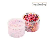 Pozostałe akcesoria fryzjerskie - Gumki do wiązania włosów - kolor mix - miniaturka - grafika 1