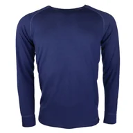 Koszulki sportowe męskie - Helios Merino One, koszulka termoaktywna, męskie, navy - miniaturka - grafika 1