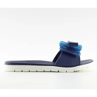 Klapki i japonki damskie - Klapki meliski granatowe KM118 navy - ButyModne - miniaturka - grafika 1