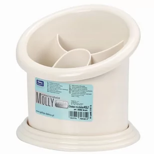 Galicja Ociekacz na sztuće Molly kremowy - Pozostałe akcesoria kuchenne - miniaturka - grafika 1