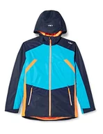 Kurtki i płaszcze dla chłopców - CMP - Kid Jacket Fix Hood, Boy, Black Blue, 110 - miniaturka - grafika 1