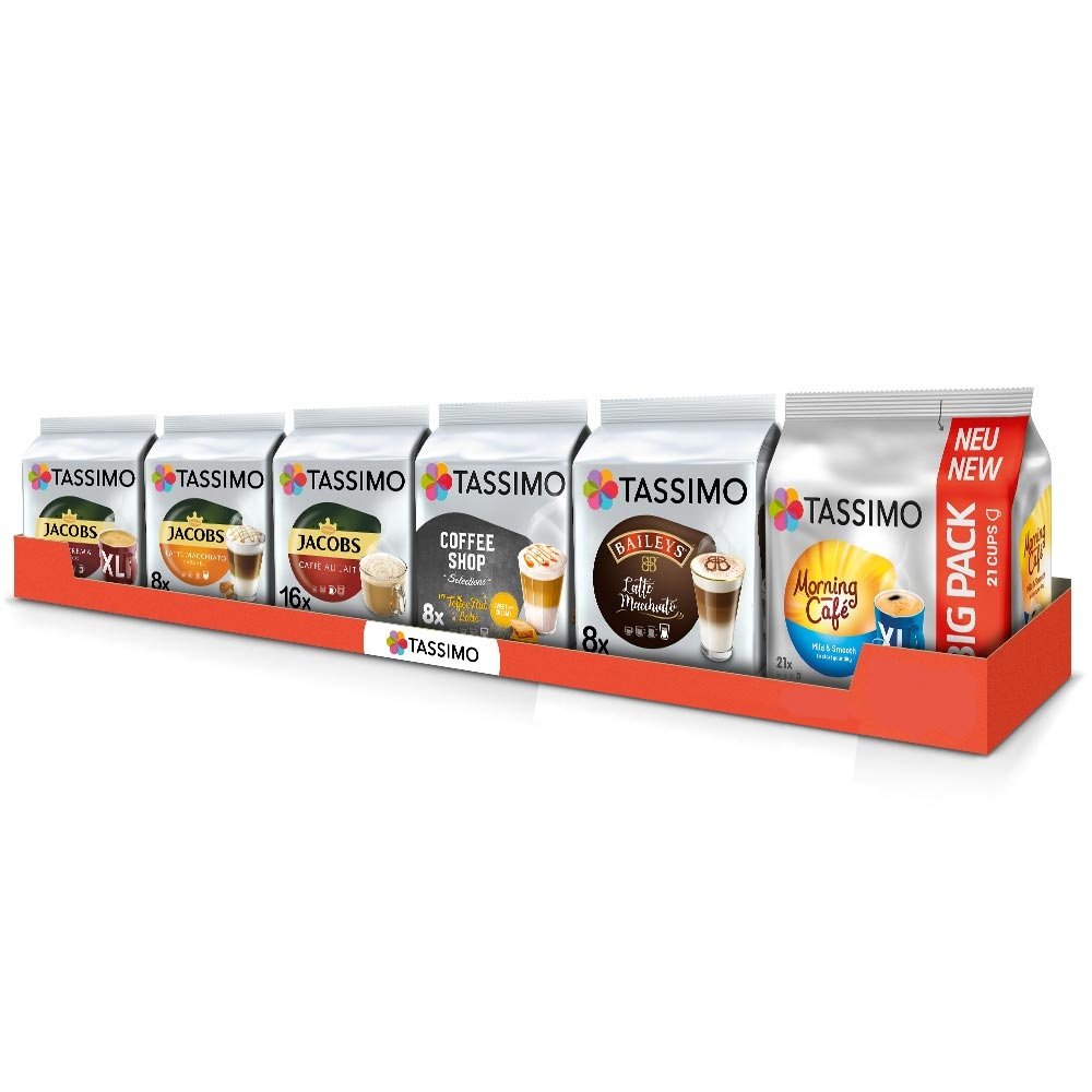 Kapsułki kawa Tassimo Jacobs mix smaków 77 sztuk