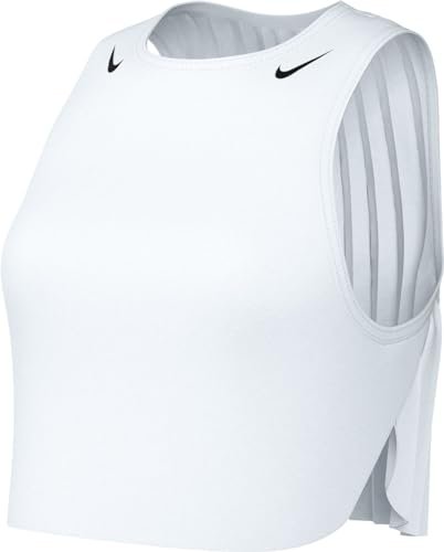 Nike Top damski Arswft Dri-Fit ADV Crop Tank, biały/czarny, FN2713-100, XL