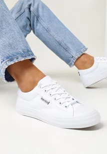 Białe Trampki przed Kostkę Tinda - Trampki damskie - miniaturka - grafika 1