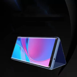 Clear View Case futerał etui z klapką Samsung Galaxy A22 4G niebieski - Etui i futerały do telefonów - miniaturka - grafika 2
