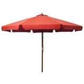 Parasole ogrodowe - Parasol ogrodowy na drewnianym słupku terakota G1-R11 - miniaturka - grafika 1