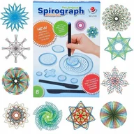 Zabawki kreatywne - ZESTAW DO RYSOWANIA SPIROGRAF PISAKI NAUKA ZABAWA EDUKACJA RYSUNEK SZABLONY - miniaturka - grafika 1