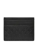 Etui na dokumenty i karty - Calvin Klein Etui na karty kredytowe Embossed Emblem Card Case LV04D1128G Czarny - miniaturka - grafika 1