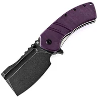 Scyzoryki - Kansept XL Korvid Black TiCn Coated 154CM Purple G10 T1030A4 - miniaturka - grafika 1