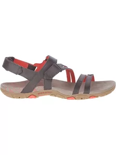 Merrell Skórzane sandały "Sandspur Rose Convert" w kolorze brązowym - Sandały damskie - miniaturka - grafika 1