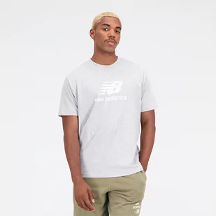 Koszulka męska New Balance MT31541AG  szara - Koszulki męskie - miniaturka - grafika 1