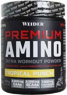 Weider - Amino Premium, Świeża Pomarańcza, Proszek, 800g - Aminokwasy - miniaturka - grafika 1