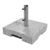 Parasole ogrodowe - TROLLEY 70 kg - granitowy mobilny stojak na parasole - miniaturka - grafika 1