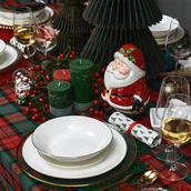 Obrusy i serwetki - Obrus ŚWIĄTECZNY TARTAN w kratę 150x220 cm HOMLA - miniaturka - grafika 1