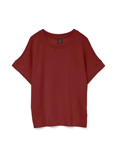 Vero Moda Koszulka w kolorze czerwonym - Koszulki i topy damskie - miniaturka - grafika 1