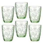 Szklanki - Zestaw szklanek zielonych 270 ml 6 sztuk MERIDA - miniaturka - grafika 1