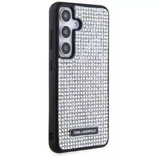 Karl Lagerfeld KLHCS24SHDSPRS S24 S921 hardcase srebrny/silver Rhinestone Metal Logo - Etui i futerały do telefonów - miniaturka - grafika 4