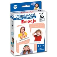 Pozostałe książki - Montessori. Karty obrazkowe Emocje (2-5 lat). Kapitan Nauka - miniaturka - grafika 1
