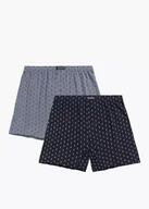 Majtki męskie - BOKSERKI ATLANTIC 2MBX-057 JZ24 (kolor granat-szary, rozmiar XXL) - miniaturka - grafika 1