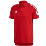 Koszulki sportowe męskie - Adidas, Koszulka męska, Polo Condivo 20 ED9235, czerwony, rozmiar M - miniaturka - grafika 1