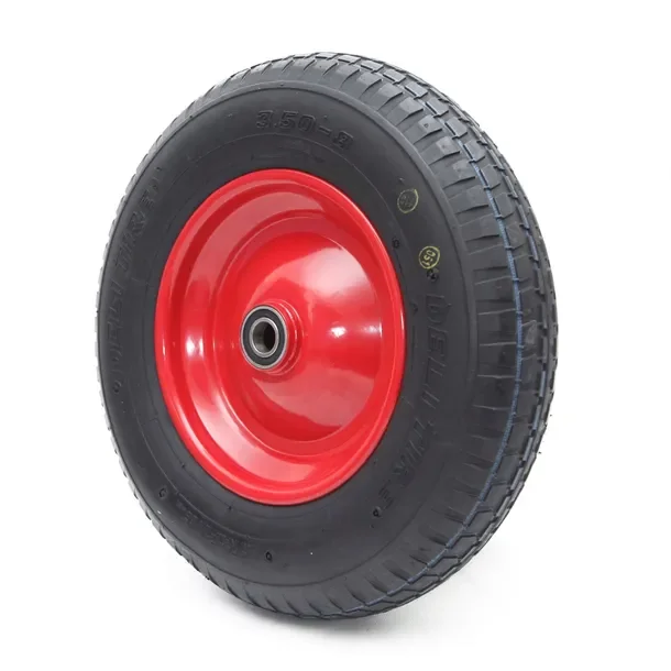 KOŁO DO TACZKI WÓZKA 3.50-8 2PR MOCNE FI ośka 20mm komplet