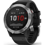 Smartwatch - Garmin Fenix 6 Czarno-srebrny 010-02158-00 - miniaturka - grafika 1