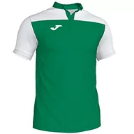 Koszulki męskie - Joma Combi męska koszulka polo, zielona/biała 101371.452.2XL - miniaturka - grafika 1