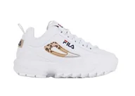 Buty dla dziewczynek - Buty Dziewczęce Fila Disruptor F Sneakersy Białe-29 - miniaturka - grafika 1