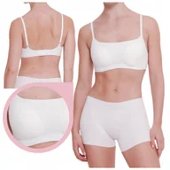Biustonosze - Sloggi ZERO Feel 2.0 Ultra Bra biustonosz top usztywniany biały gładki - S+ - miniaturka - grafika 1