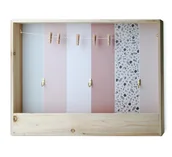 Ramki na zdjęcia - NA Mondex SANDRA Skrzynka ozdobna notatki i klucze 50x6,5xh36cm - miniaturka - grafika 1