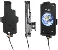 Uchwyty samochodowe do telefonów - Uchwyt do Apple iPhone X w futerale z wbudowaną ładowarką samochodową do instalacji na stałe - miniaturka - grafika 1