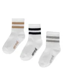 Skarpetki dla dzieci - Sprandi Skarpety 0KB-001-SS25 (3-PACK) Biały - miniaturka - grafika 1