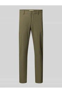 Chinosy szczotkowane o kroju slim fit z dodatkiem wiskozy model MARK - Only & Sons - Spodnie męskie - miniaturka - grafika 1