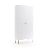 Szafy i szafki dla dzieci - Szafa biała Harmony - 5 półek - miniaturka - grafika 1