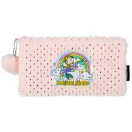 Nerki - Jasnoróżowy, Pluszowy Piórnik/Saszetka Uniwersalny - miniaturka - grafika 1