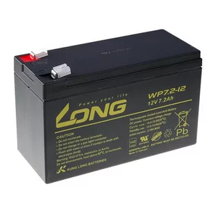 Long Long akumulator kwasowo-ołowiowy F2 dla UPS EZS EPS 12V 7,2Ah PBLO-12V007,2-F2A AU0091XAA1LB - Baterie do zasilaczy awaryjnych UPS - miniaturka - grafika 2