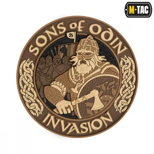 M-Tac - Naszywka PVC 3D Sons of Odin - Coyote - 51137005 - Odzież taktyczna i umundurowanie - miniaturka - grafika 1