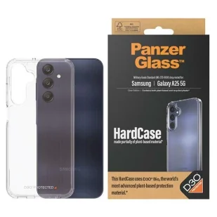 Etui PanzerGlass HardCase z D3O® Bio i certyfikatem Military Grade na Samsung Galaxy A25 5G - przezroczyste - Etui i futerały do telefonów - miniaturka - grafika 1