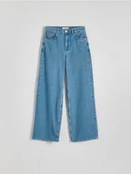 Spodnie damskie - Reserved - Jeansy straight - niebieski - miniaturka - grafika 1