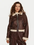 Kurtki damskie - ONLY Kurtka z imitacji skóry Betty 15322046 Brązowy Regular Fit - miniaturka - grafika 1