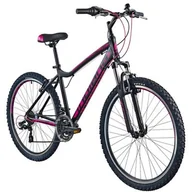 Rowery - Indiana MTB X-Pulser 1.6 D17 26 cali Czarno-fuksjowy - miniaturka - grafika 1