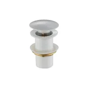 Korki do umywalek - Mexen MEXEN KOREK UMYWALKOWY KLIK-KLAK BEZ PRZELEWU BIAŁY 79910-20 - miniaturka - grafika 1