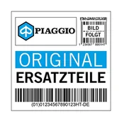 Części motocyklowe - Osłona kierownicy Piaggio, na dole, czerwona, R7 czerwony smok/passione / 894 do Sprint, 1B001231000R7 - miniaturka - grafika 1