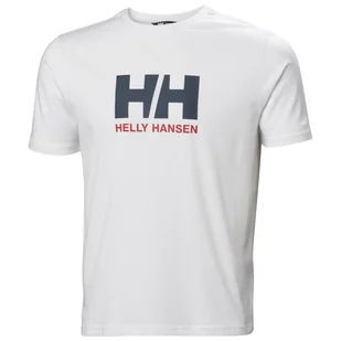 Męska Koszulka z krótkim rękawem HELLY HANSEN HH LOGO T-SHIRT 2.0 30396_001 – Biały - Koszulki męskie - miniaturka - grafika 1