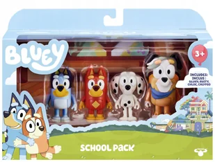 Bluey Figurki 4Pak Szkolna Paczka - figurka - Figurki dla dzieci Bluey Figurki 4Pak Szkolna Paczka - figurka - Figurki dla dzieci - miniaturka - grafika 1