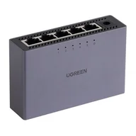 Adaptery i przejściówki - Przełącznik Switch UGREEN CM633 5-portowy GigaBit Ethernet (czarny) - miniaturka - grafika 1