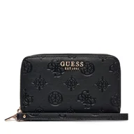 Portfele - Duży Portfel Damski Guess Laurel II Slg SWPD74 59164 Czarny - miniaturka - grafika 1