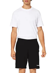 hummel hummel damskie spodenki bermudy bawełniane Hmlgo damskie - bermudy szorty dla kobiet bermudy Czarny M 203532 - Spodenki damskie - miniaturka - grafika 1